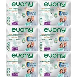 Evony Premium Hasta Bezi Yetişkin Bel Bantlı Tekstil Yüzey Ekstra Büyük (XL) 180 Adet