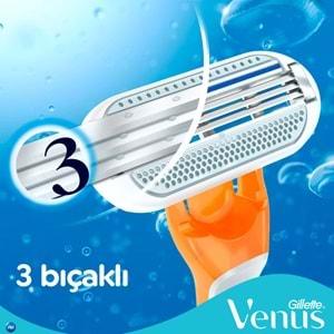 Gillette Venus Riviera Kullan At Kadın Tıraş Bıçağı 4 Lü Set (2PK*2)