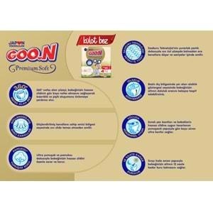 Goon Premium Soft Külot Bebek Bezi Beden:6 (15-25Kg) Extra Large 84 Adet Ekonomik Fırsat Pk