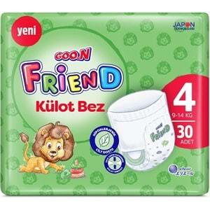 Goon Friend Külot Bebek Bezi Beden:4 (9-14KG) Maxi 270 Adet Jumbo Süper Avantaj Pk