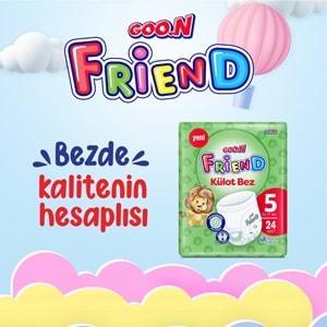 Goon Friend Külot Bebek Bezi Beden:5 (12-17KG) Junior 120 Adet Jumbo Mega Fırsat Pk