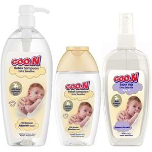 Goon Bebek Şampuanı 700ML+200ML+ Goon Bebek Yağı 200ML Ekstra Sensitive/Hassas (Karma 3 Lü Set)