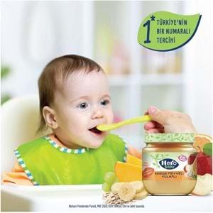 Hero Baby Kavanoz Maması 120GR Karışık Meyveli Yulaflı (6 Lı Set)