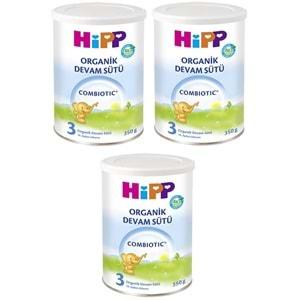 Hipp Organik Combiotic Bebek Sütü 350GR No:3 (3 Lü Set)