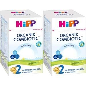 Hipp Organik Combiotic Bebek Devam Sütü 800GR No:2 (6. Aydan İtibaren) (2 Li Set)