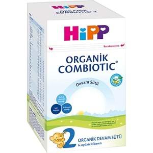Hipp Organik Combiotic Bebek Devam Sütü 800GR No:2 (6. Aydan İtibaren) (3 Lü Set)