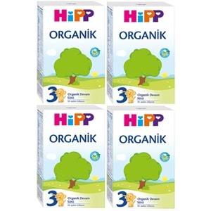 Hipp Organik Devam Sütü 300Gr No:3 (4 Lü Set)