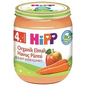 Hipp Organik Kavanoz Maması 125Gr Elmalı Havuç Püresi (2 Li Set)