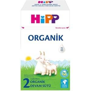 Hipp Organik Keçi Sütü Bazlı Devam Sütü 400GR No:2 (6.Aydan İtibaren) (3 Lü Set)