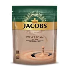 Jacobs Velvet Gold Foam Kahve 70GR (18 Li Set)