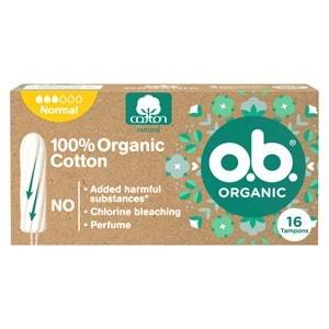 O.B Organic Normal Tampon 80 Li Set (5PK*16)