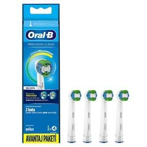 Oral-B Diş Fırçası Yedek Başlığı Precision Clean 16 Adet (4PK*4)