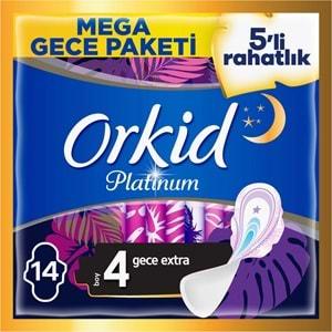 Orkid Platinum Hijyenik Ped Karma 8 Li Set (24+20+16+14) 148 Ad (Uzun/Normal/GeceGündüz/Gece Extra)