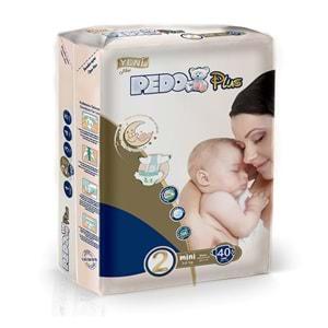 Pedo Plus Bebek Bezi Beden:2 (3-6KG) Mini 120 Adet Jumbo Fırsat Pk