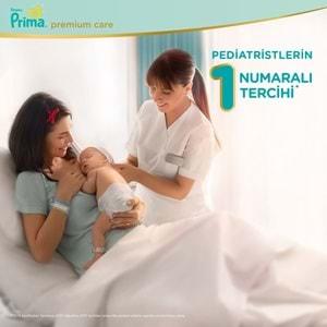 Prima Premium Care Bebek Bezi Beden:1 + Beden:2 130 Adet Yeni Doğan Seti Ekonomik Pk