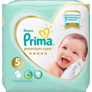 Prima Premium Care Bebek Bezi Beden:5 (11-16Kg) Junior 67 Adet Mega Pk + 3 Adet Mendil