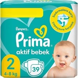 Prima Bebek Bezi Beden:2 (4-8Kg) Mini 156 Adet Süper Ekonomik Fırsat Pk