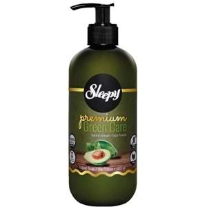 Sleepy Sıvı Sabun Premium 500ML Green Care Seri (Doğal Aloe Vera/Avokado/Adaçayı) (12 Li Set)