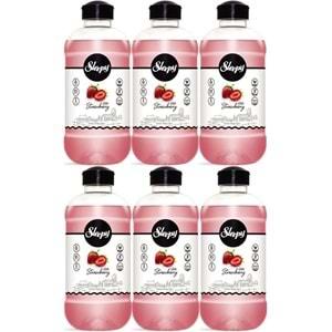 Sleepy Sıvı Sabun 1500ML Strawberry/Çilek (6 Lı Set)
