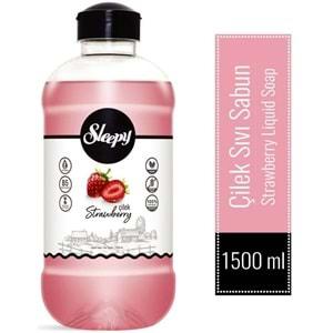 Sleepy Sıvı Sabun 1500ML Karma Grape/Üzüm-Lemon/Limon-Fig/İncir-Strawberry/Çilek (18 Li Set)