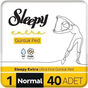 Sleepy Extra Günlük Ped Normal 200 Adet Mega Pk (5PK*40)
