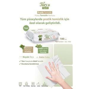 Turco Doğadan Pratik Yüzey Temizlik Havlusu 100 Yaprak Yeşil Sabun/Yeşil Çam (2 Li Set) 200 Yaprak