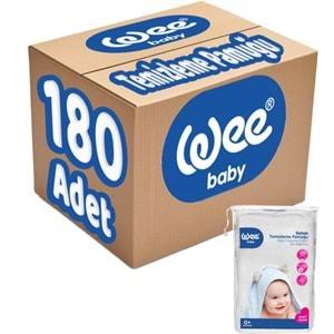 Wee Baby Bebek Temizleme Pamuğu 180 Adet (3PK*60)
