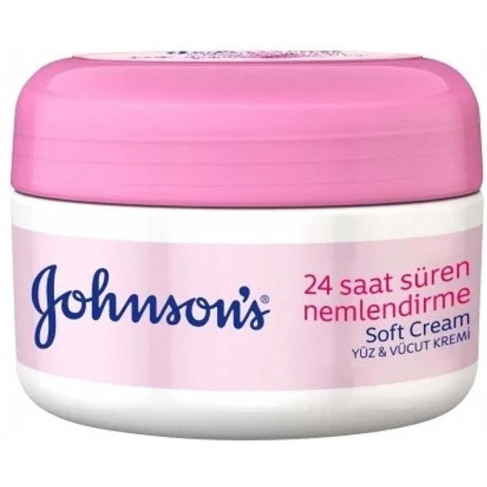 Johnsons Soft Nemlendirici Yüz ve Vücut Kremi 200ML