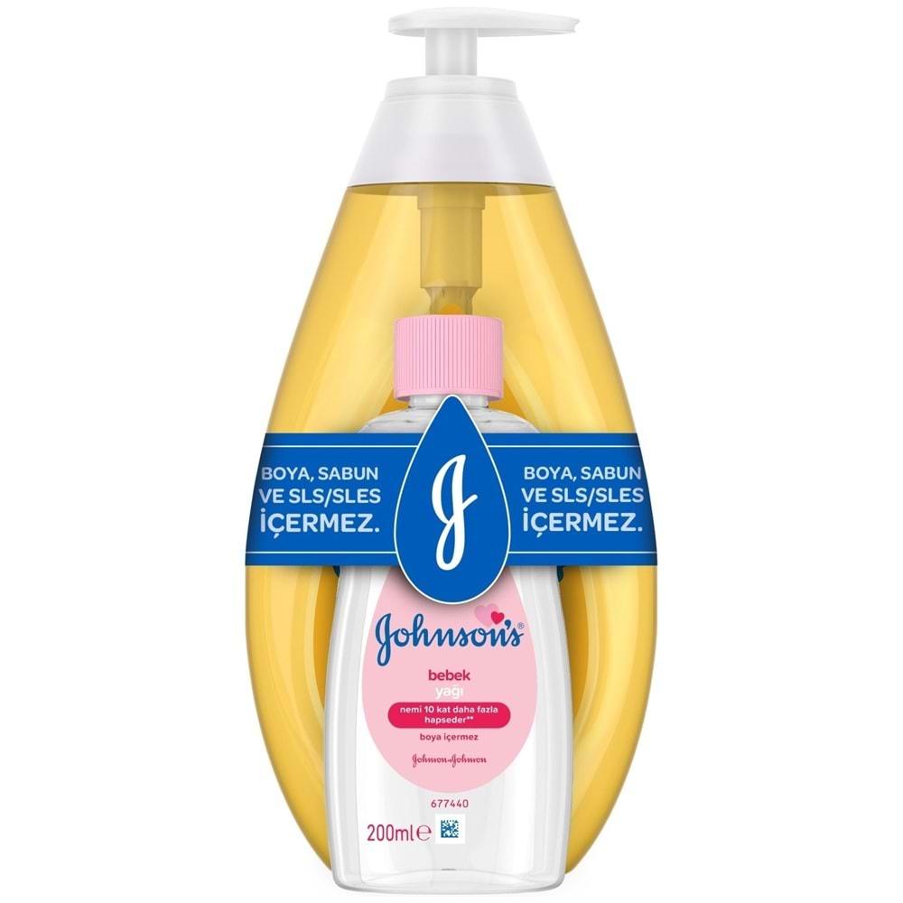 Johnsons Baby Bebek Şampuanı Klasik 750ML + Bebek Yağı 200ML