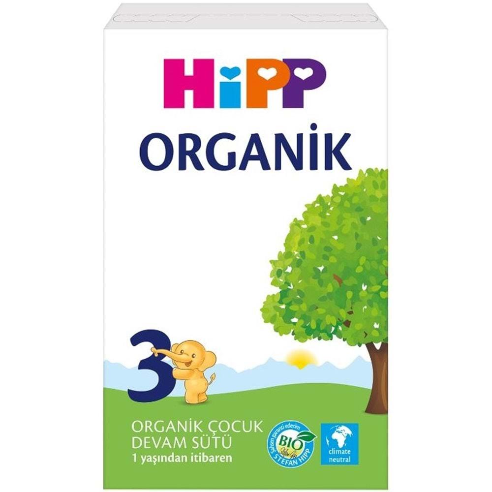 Hipp Organik Devam Sütü 600GR No:3 (1 Yaş ve Üzeri)