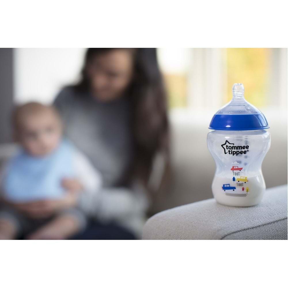 Tommee Tippee Yenidoğan Closer to Nature Erkek Biberon - Emzik Seti 0+ / 3+ Ay - Mavi