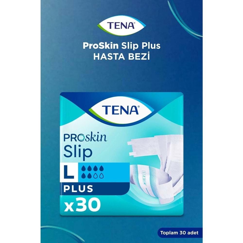 Tena Proskin Slip Plus Bel Bantlı Yetişkin Bezi L - Büyük - Large 30 Adet