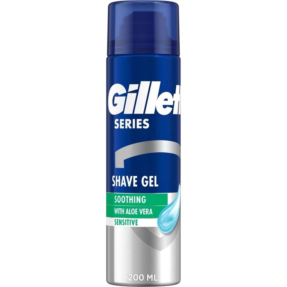 Gillette Traş Jeli Series 200ML Sensitive/Hassas/Yeşil