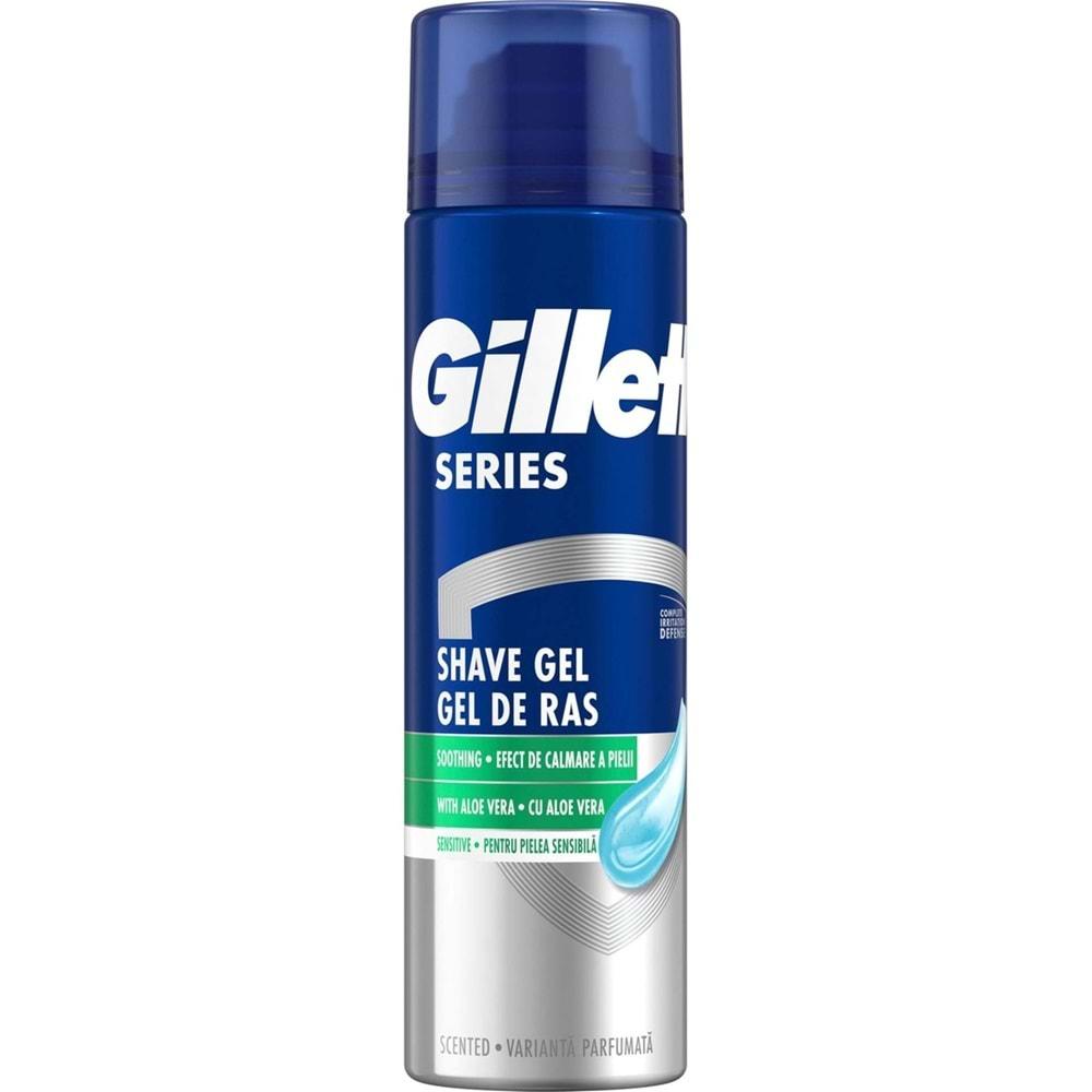 Gillette Traş Jeli Series 200ML Sensitive/Hassas/Yeşil