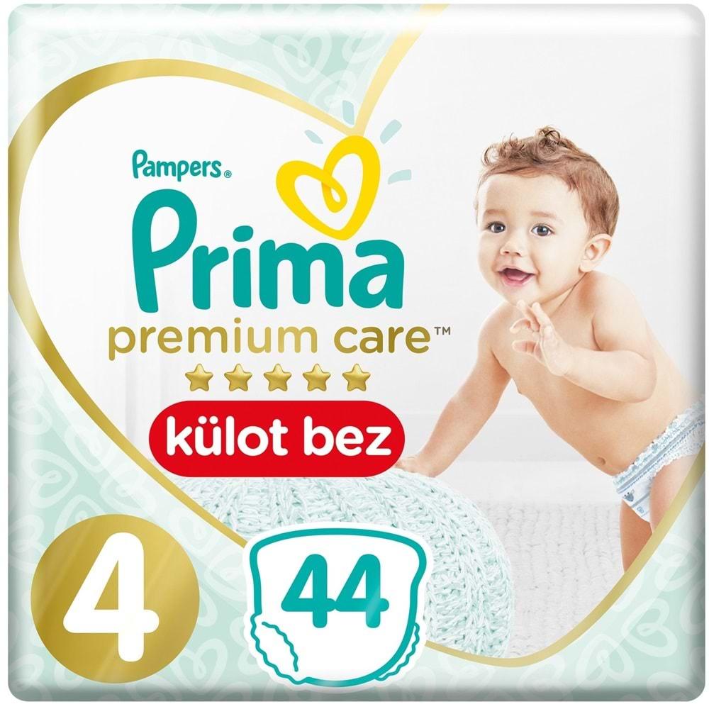 Prima Premium Care Külot Bebek Bezi Beden:4 (9-15Kg) Maxi 44 Adet Ekonomik Pk