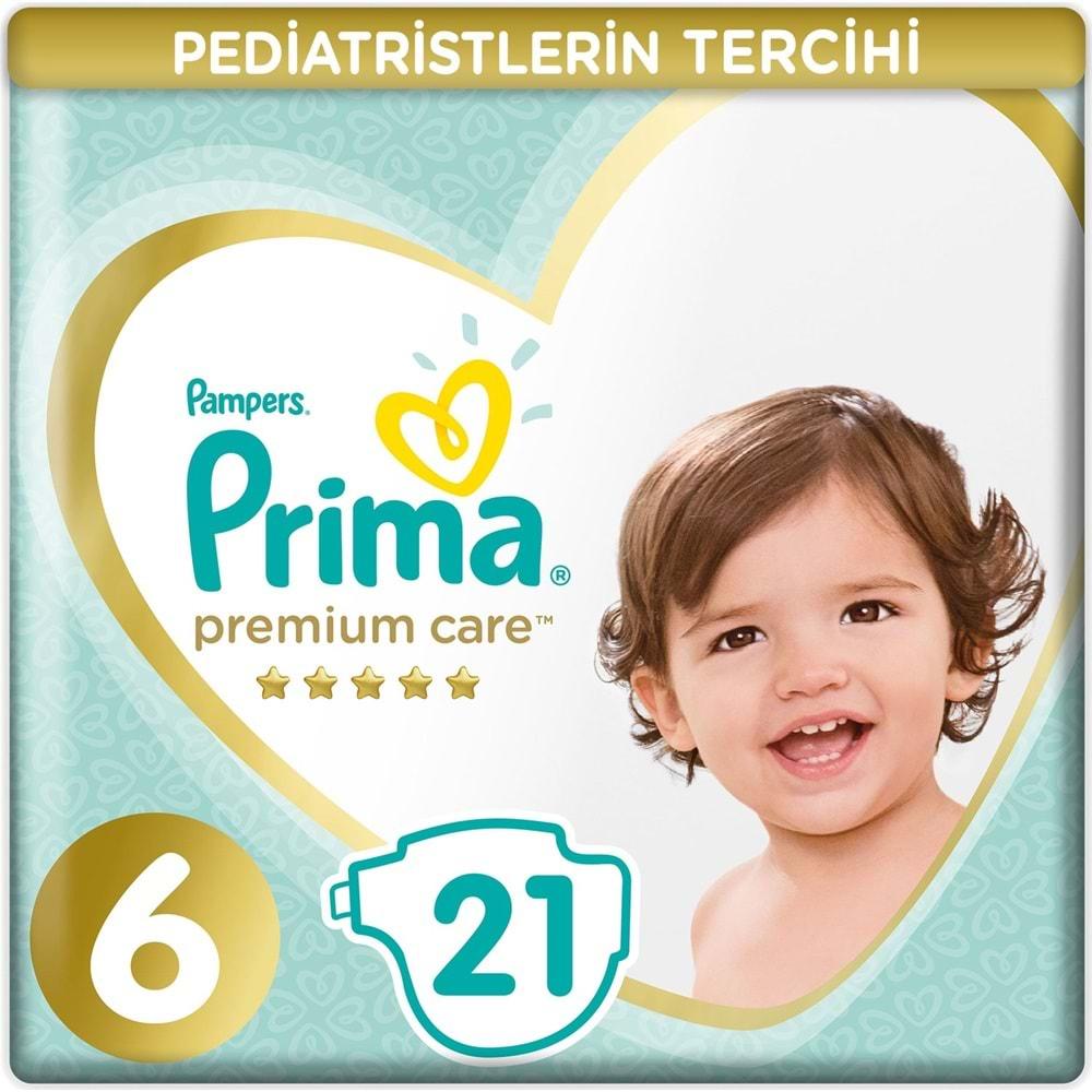 Prima Premium Care Bebek Bezi Beden:6 (13+Kg) Extra Large 21 Adet Jumbo Pk