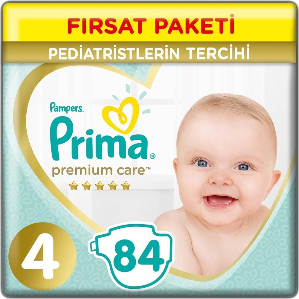 Prima Premium Care Bebek Bezi Beden:4 (9-14) Maxi 84 Adet Fırsat Pk