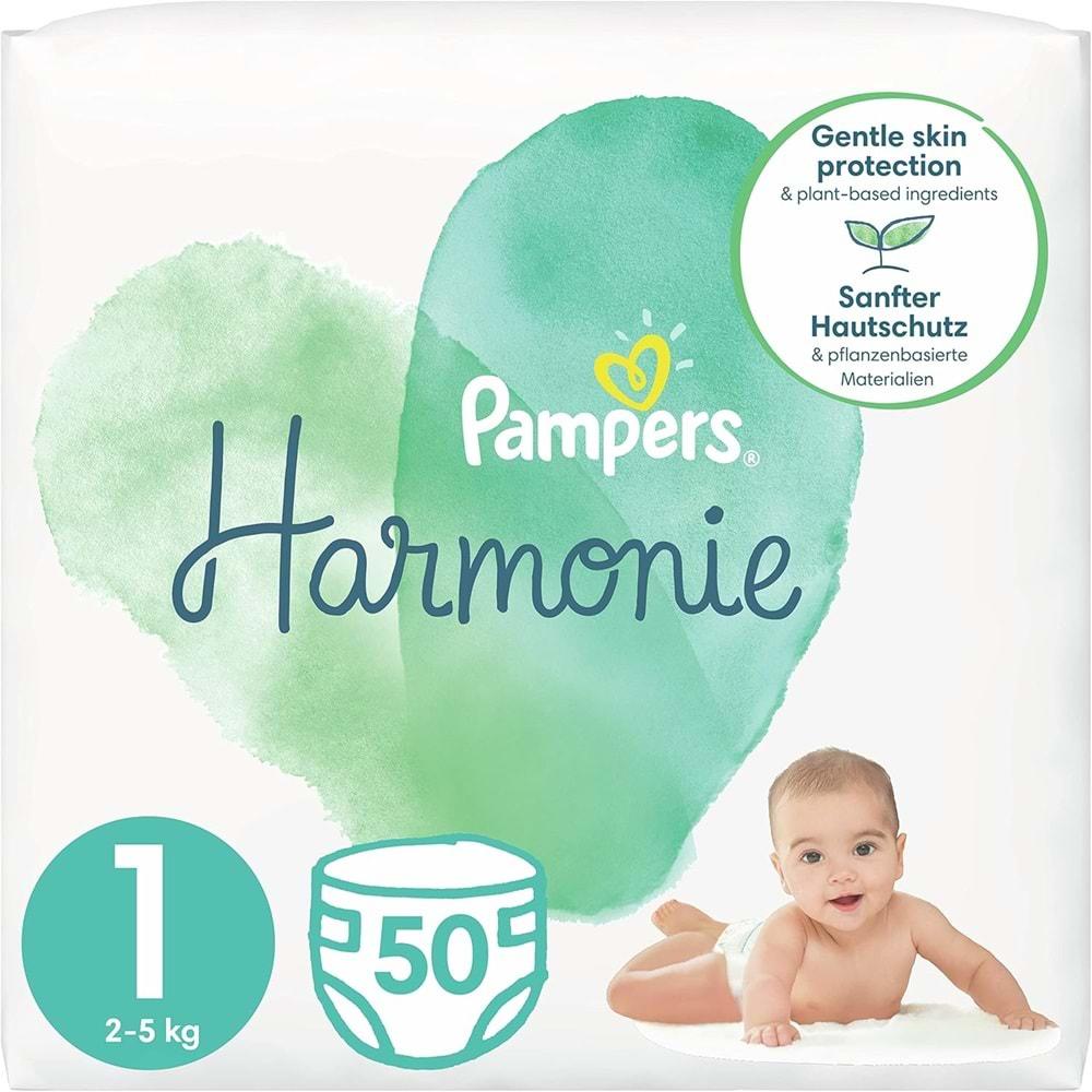 Prima Pampers Harmonie Bebek Bezi Beden:1 (2-5Kg) Yeni Doğan 50 Adet Fırsat Pk