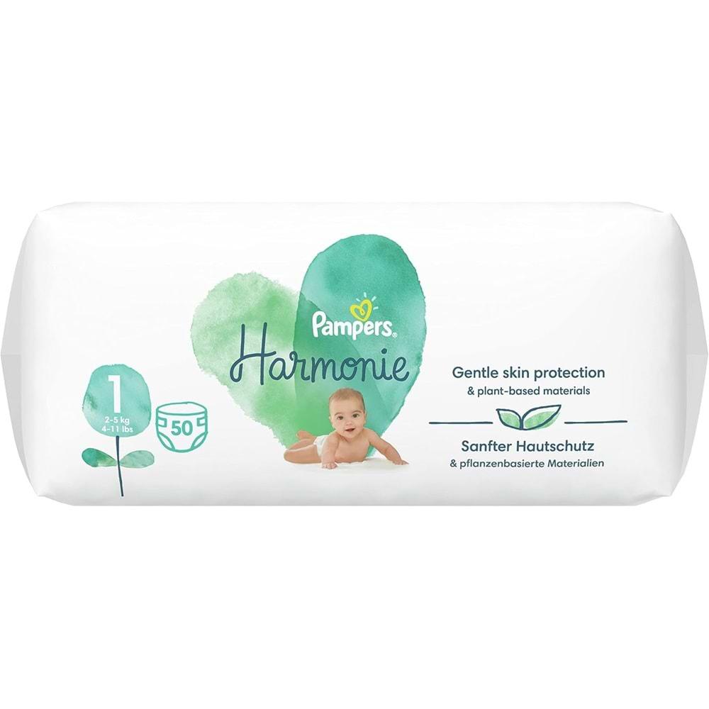 Prima Pampers Harmonie Bebek Bezi Beden:1 (2-5Kg) Yeni Doğan 50 Adet Fırsat Pk