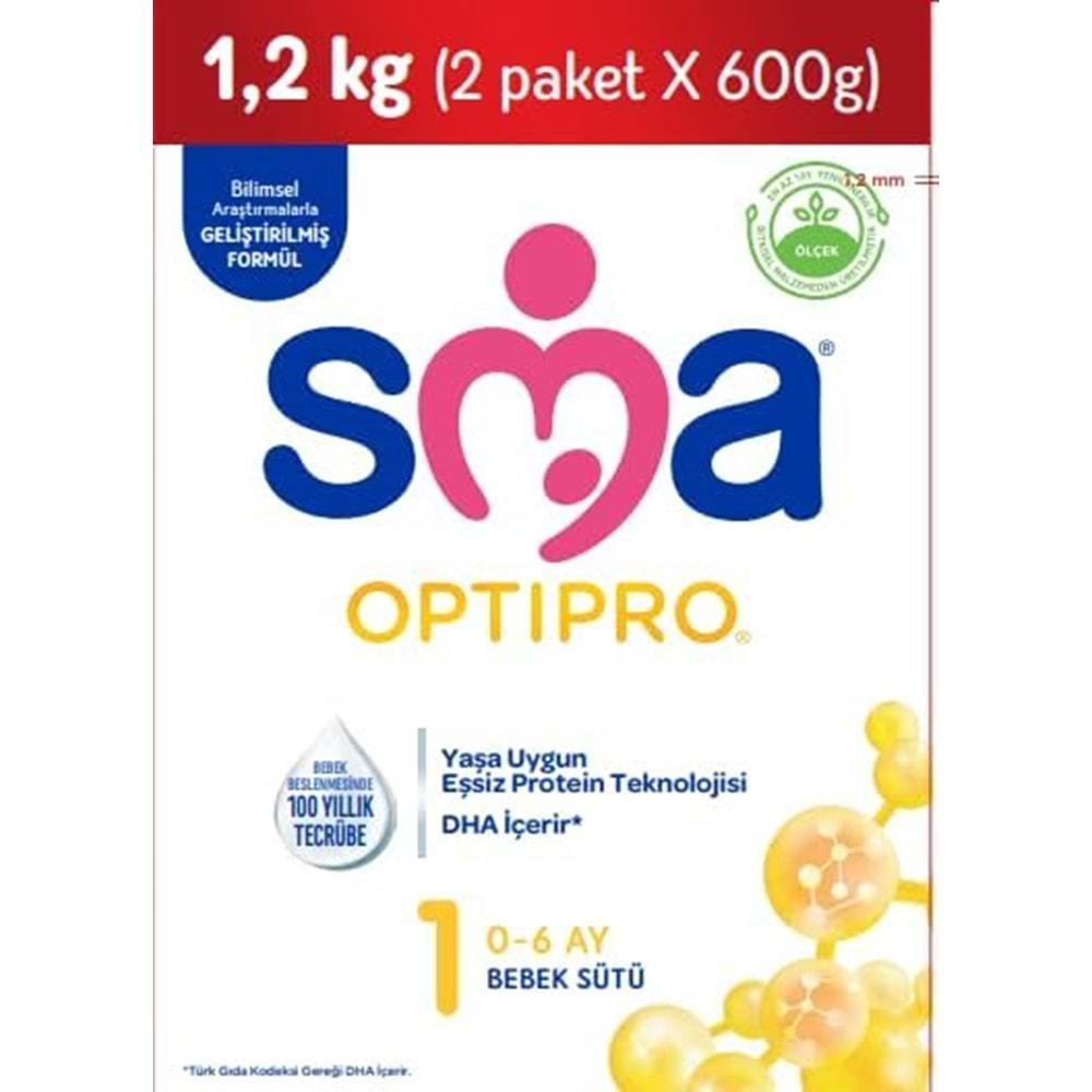 Sma Optipro 1200GR No:1 Bebek Sütü (0-6 Ay) Kutu