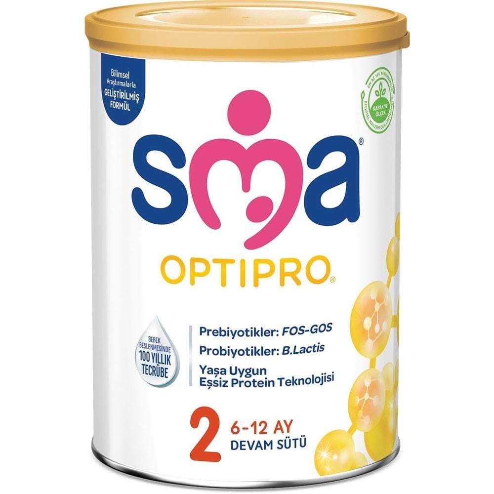 Sma Optipro 800GR No:2 Devam Sütü (6-12 Ay)