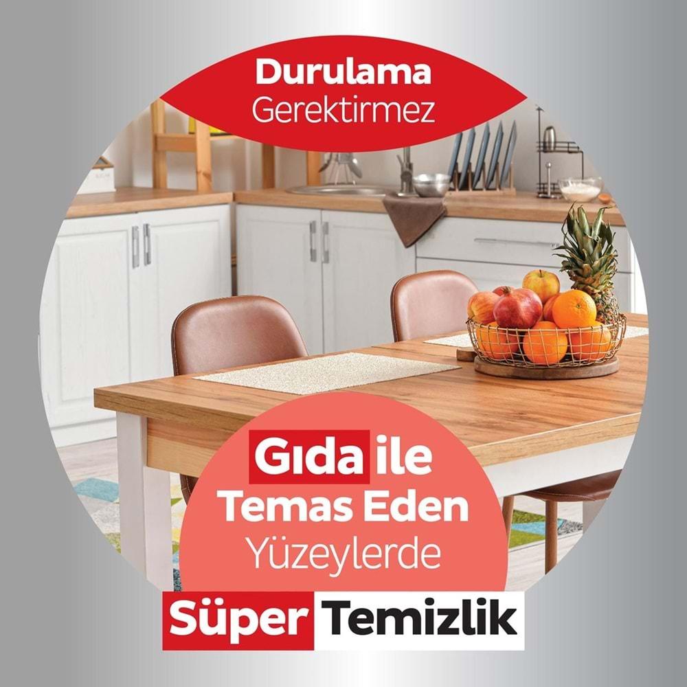 Sleepy Easy Clean Yüzey Temizlik Mutfak Havlusu - Mendili 50 Yaprak Greyfurt Yağlı Plastik Kapaklı