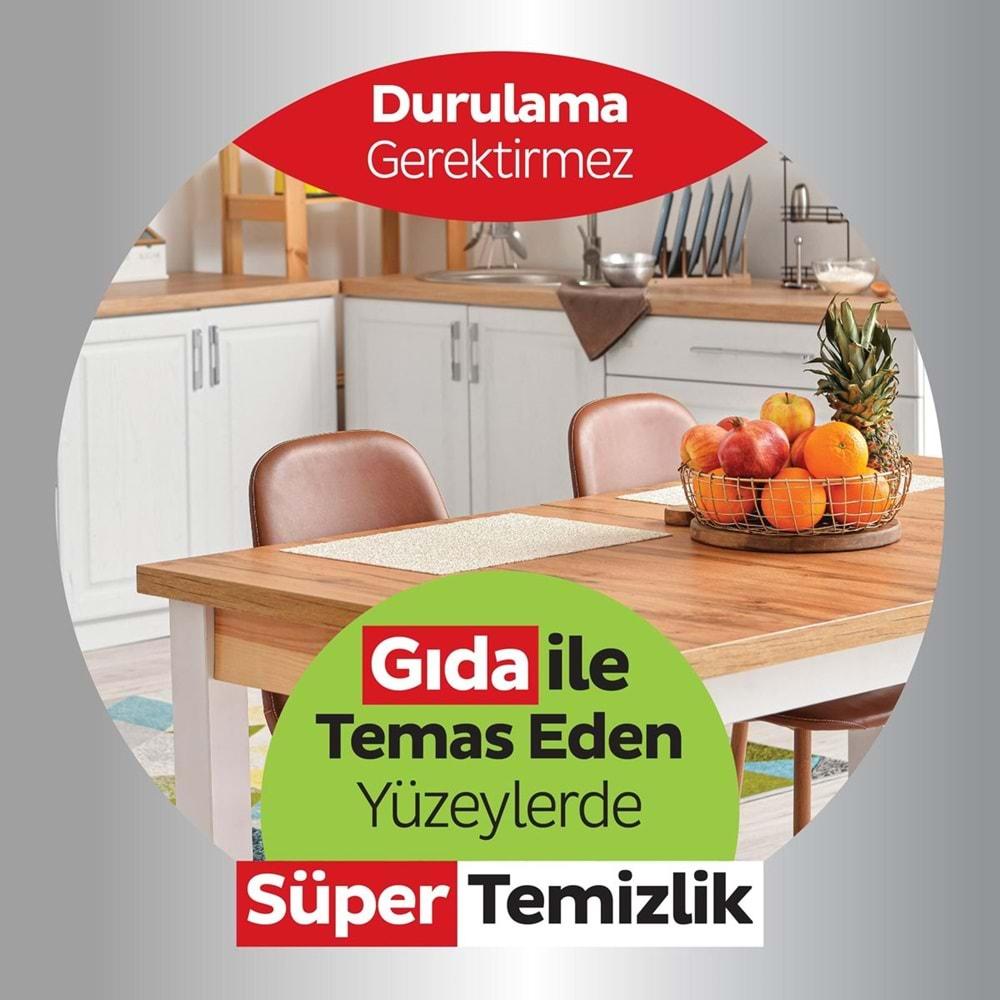 Sleepy Easy Clean Yüzey Temizlik Mutfak Havlusu - Mendili 50 Yaprak Bergomot Yağlı Plastik Kapaklı