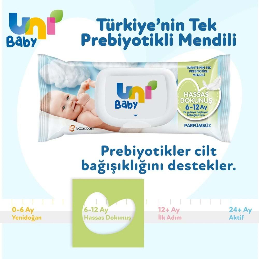 Uni Baby Islak Havlu Hassas Dokunuş 52 Yaprak (3 Lü Pk) 156 Yaprak