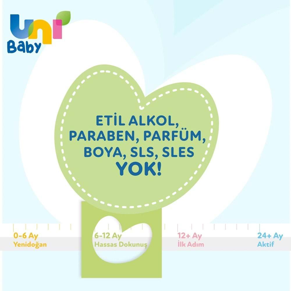 Uni Baby Islak Havlu Hassas Dokunuş 52 Yaprak (3 Lü Pk) 156 Yaprak