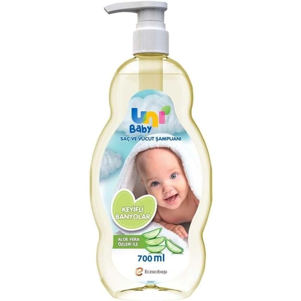 Uni Baby Bebek Şampuanı 700ML Keyifli Banyolar (Pompalı)