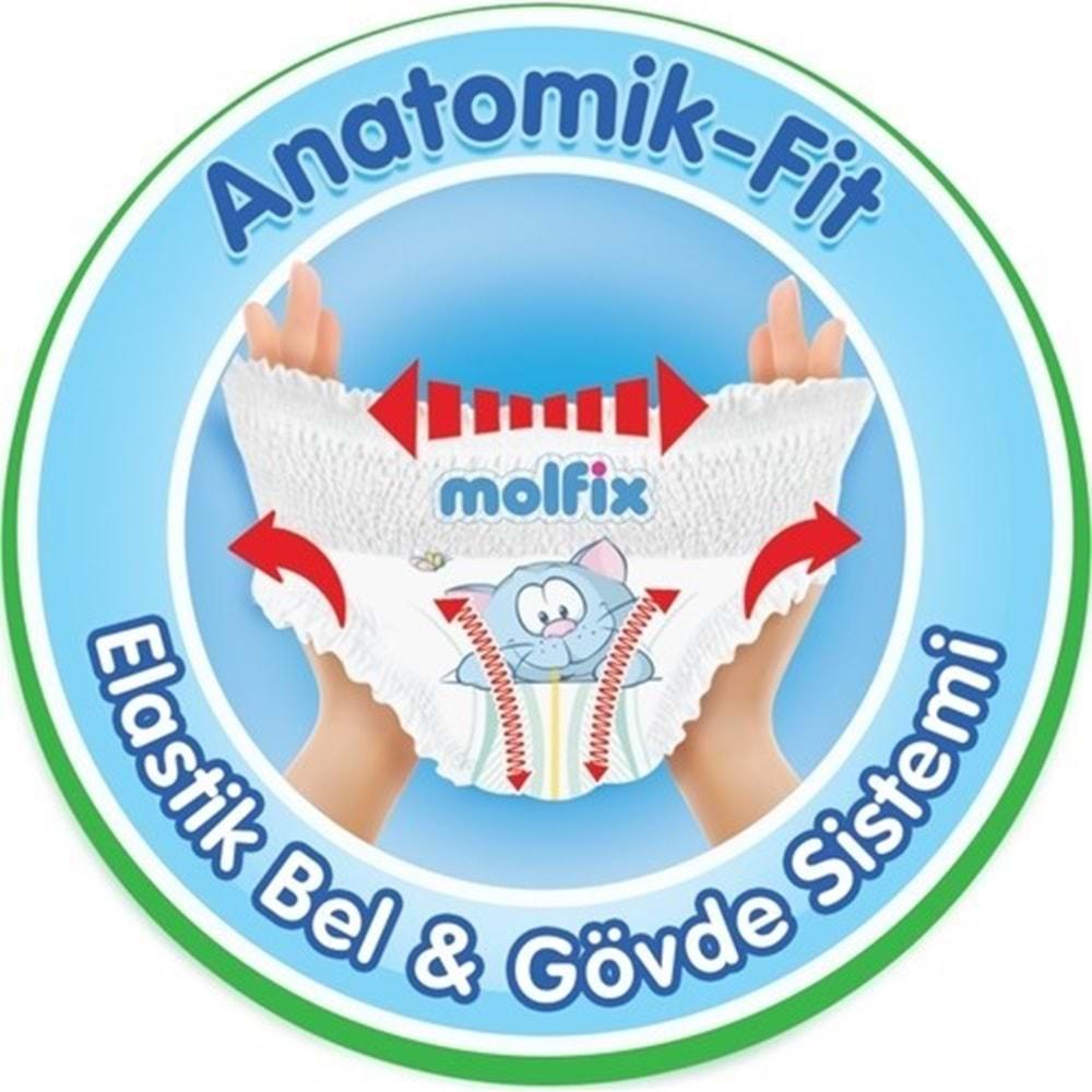 Molfix Külot Bebek Bezi Beden:4 (9-14Kg) Maxi 136 Adet Ultra Avantaj Pk