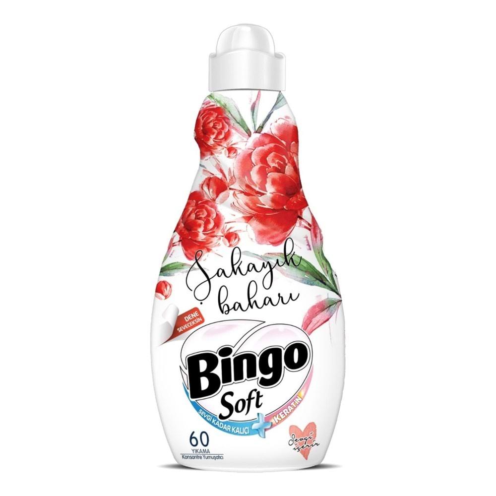 Bingo Soft Çamaşır Yumuşatıcı Konsantre 1440ML Şakayık Baharı