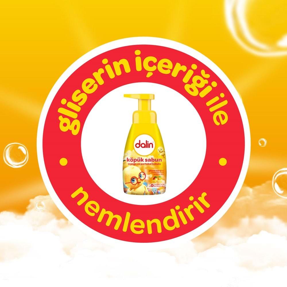 Dalin Köpük Sabun 200ML Mango ve Portakal Kokulu (Çoçuklarınız İçin)