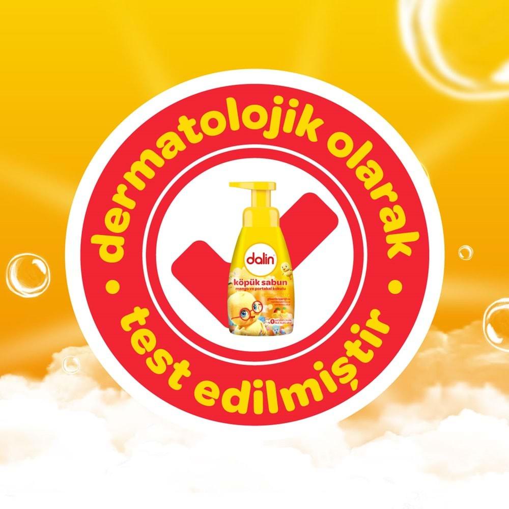 Dalin Köpük Sabun 200ML Mango ve Portakal Kokulu (Çoçuklarınız İçin)